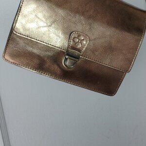Patricia Nash bronze leather handbag